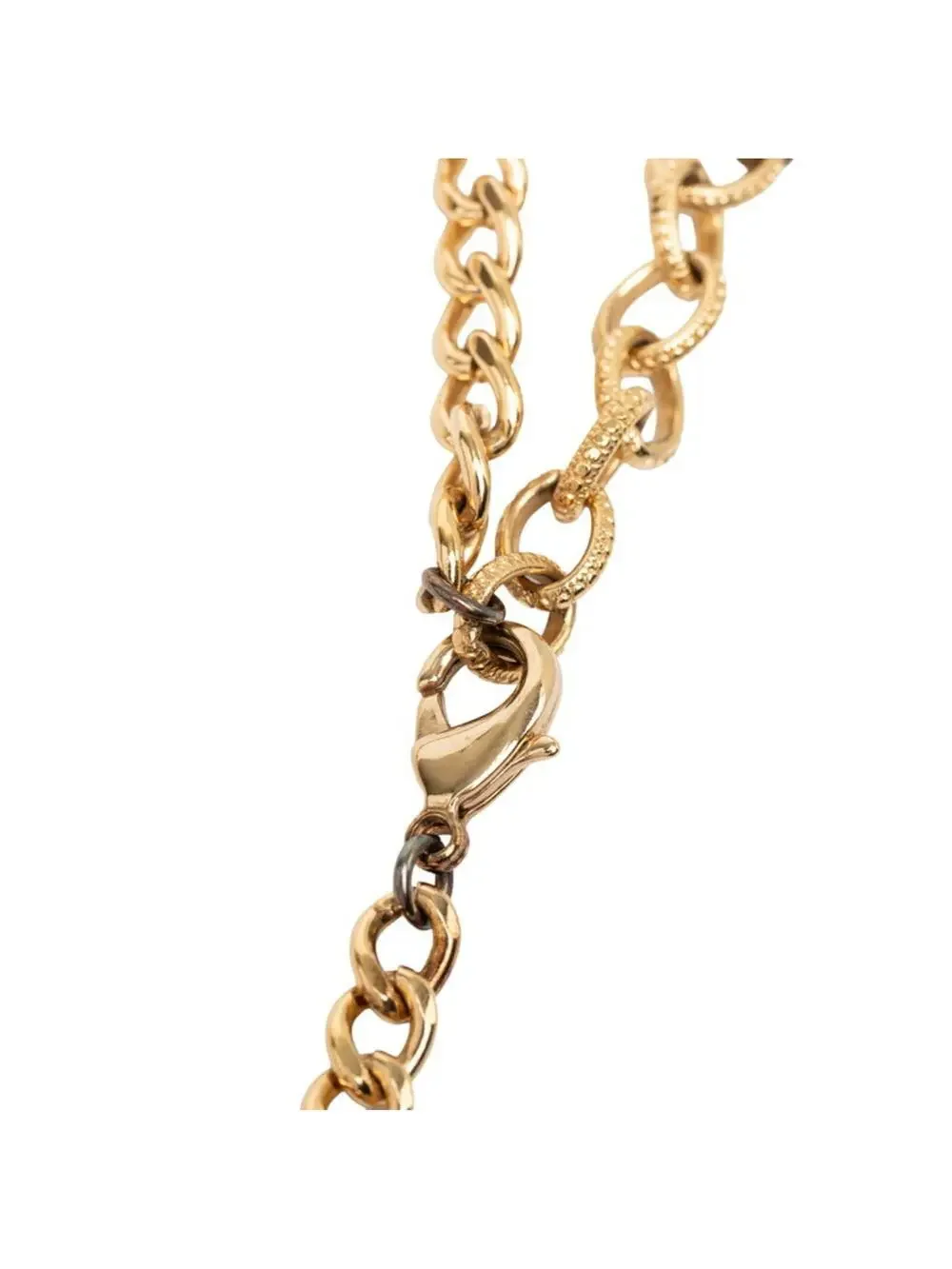 Chanel Cc Logo Chain Pendant Necklace #287911C10B